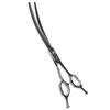 Picture 2/8 -GLOW Curved Chunker dog grooming scissors 7″ (18 cm) – Hydra