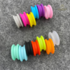 Kép 4/4 - Szűkítő puha gumigyűrű ollókhoz - 1 pár - világoskék