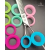 Picture 2/2 -Soft rubber ring for small fingers, scissors - 1 pair