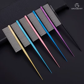 Needle comb (18,5 cm) - 2 cm tooth length - red