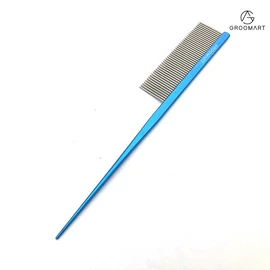 Needle comb (18,5 cm) - 2 cm tooth length - light blue