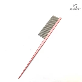 Needle comb (18,5 cm) - 2 cm tooth length - pink