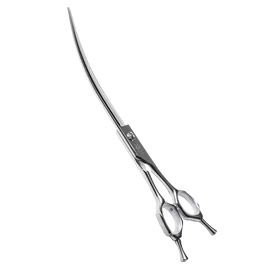 GLOW Curved dog grooming scissors 7.5″ (19 cm) – Hydra