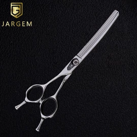 ILLY Balkezes hajlított, egyoldalas ritkító kutyakozmetikai olló 45T 6” (16 cm) - Jargem