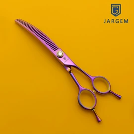 Hundepflege-Scheren-Set 4-teilig – 17,8 Cm Gebogen & Gerade, 16,5 Cm Effilierschere, Aus Edelstahl, Goldfarben