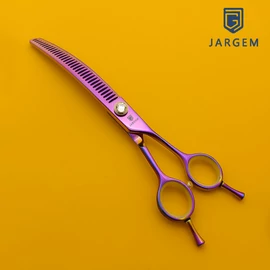 JARGEM – IVY Hajlított chunker kutyakozmetikai olló 35T 7” (17,5 cm)