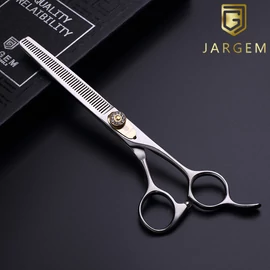 JARGEM – NEO Egyenes ritkító kutyakozmetikai olló 45T 6,5” (16,5 cm)