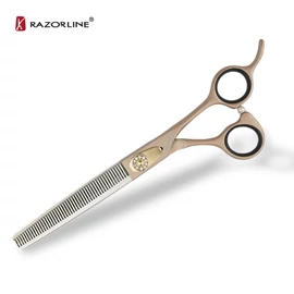 SELMA – Egyoldalas ritkító kutyakozmetikai olló, 50T, 7″ (17,5 cm) – Razorline