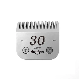 30 nyírógépfej (0,5 mm) – A5 rozsdamentes acél &amp; kerámia – Shernbao