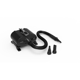DHD-3000F Typhoon Professional High-Velocity Grooming Blaster with Dual Motor Heated Air Function, black - Shernbao