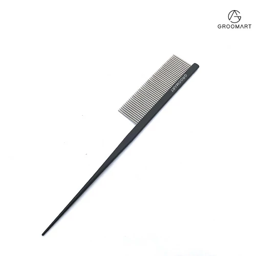 Needle comb (18,5 cm) - 2 cm tooth length - black