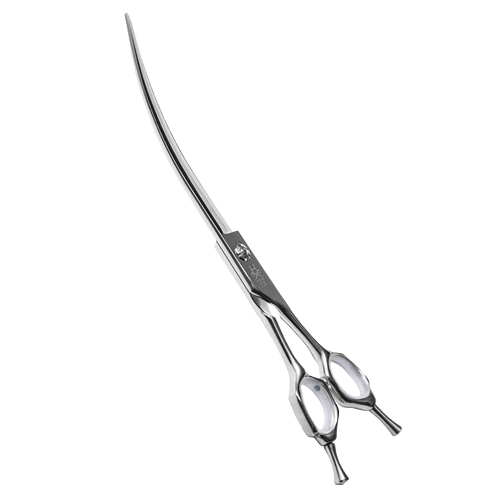 GLOW Curved dog grooming scissors 7.5″ (19 cm) – Hydra