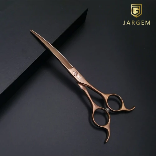 JARGEM – IRIS Hajlított kutyakozmetikai olló 6,5” (16,5 cm)