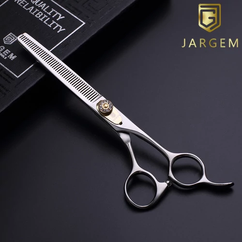 JARGEM – NEO Egyenes ritkító kutyakozmetikai olló 45T 6,5” (16,5 cm)