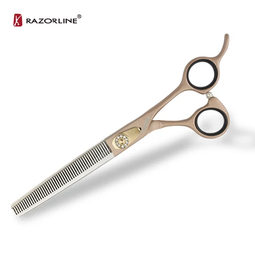 SELMA – Egyoldalas ritkító kutyakozmetikai olló, 50T, 7″ (17,5 cm) – Razorline